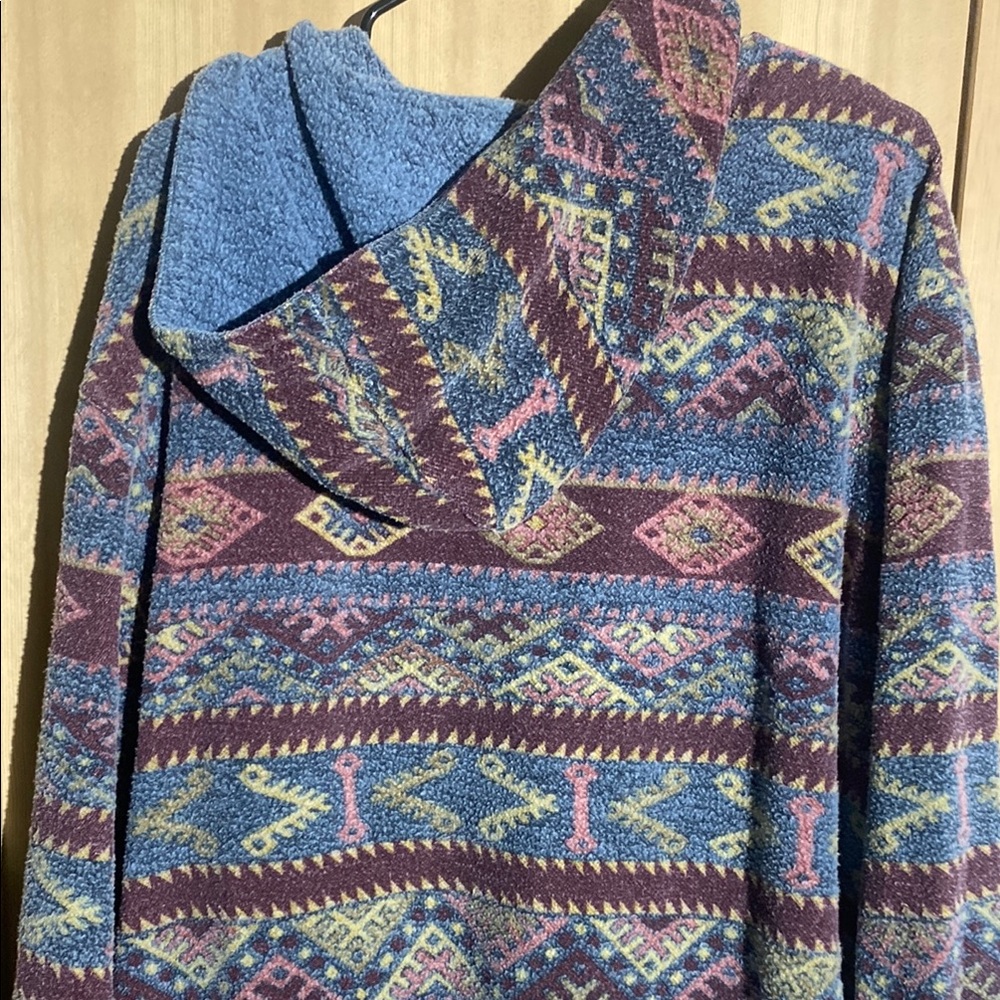 Colorful Patterned Hoodie - Picture 3 of 3
